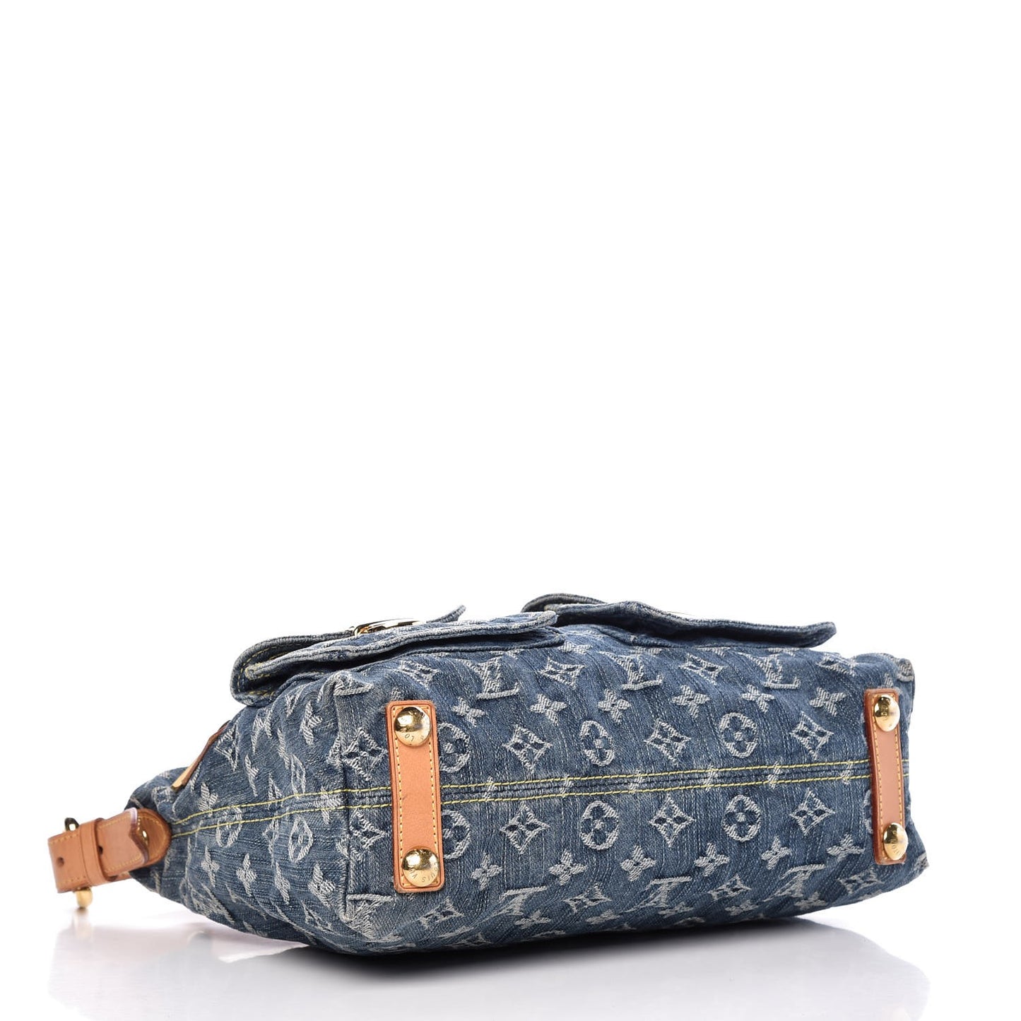 Monogram Denim Baggy PM Blue