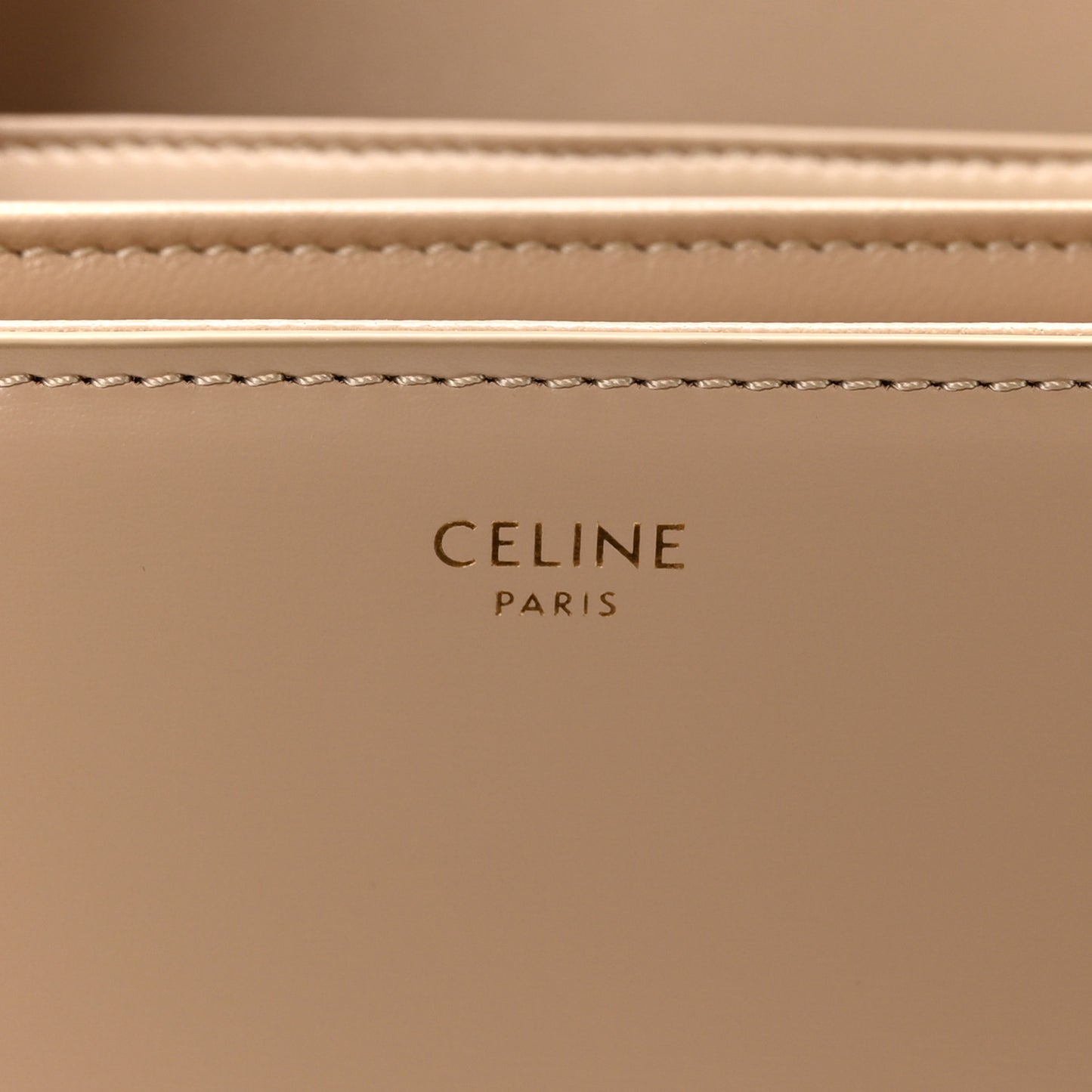 Shiny Calfskin Medium Triomphe Nude