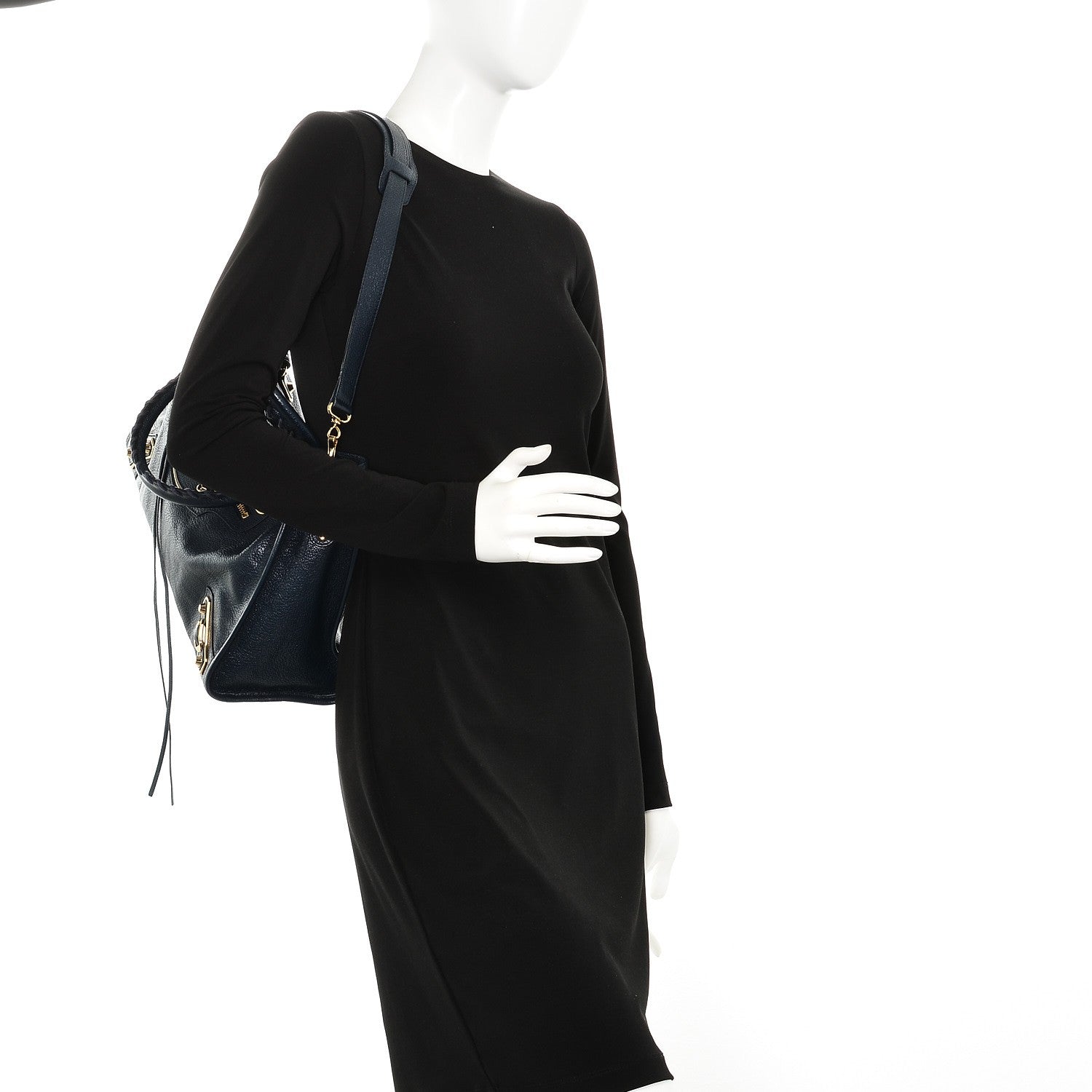 Balenciaga Chevre Gold Metallic Edge Hardware City Bleu Nuit Dark Sea 3 of 9