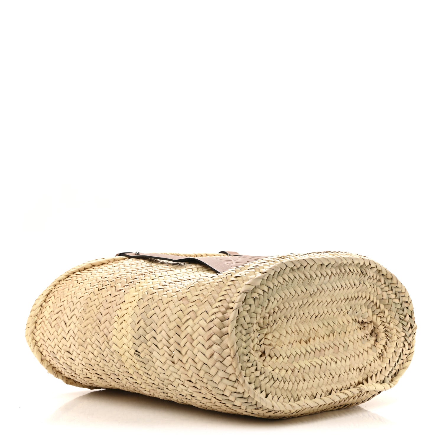 Loewe Raffia Large Basket Tote Bag Natural Tan 4 of 12