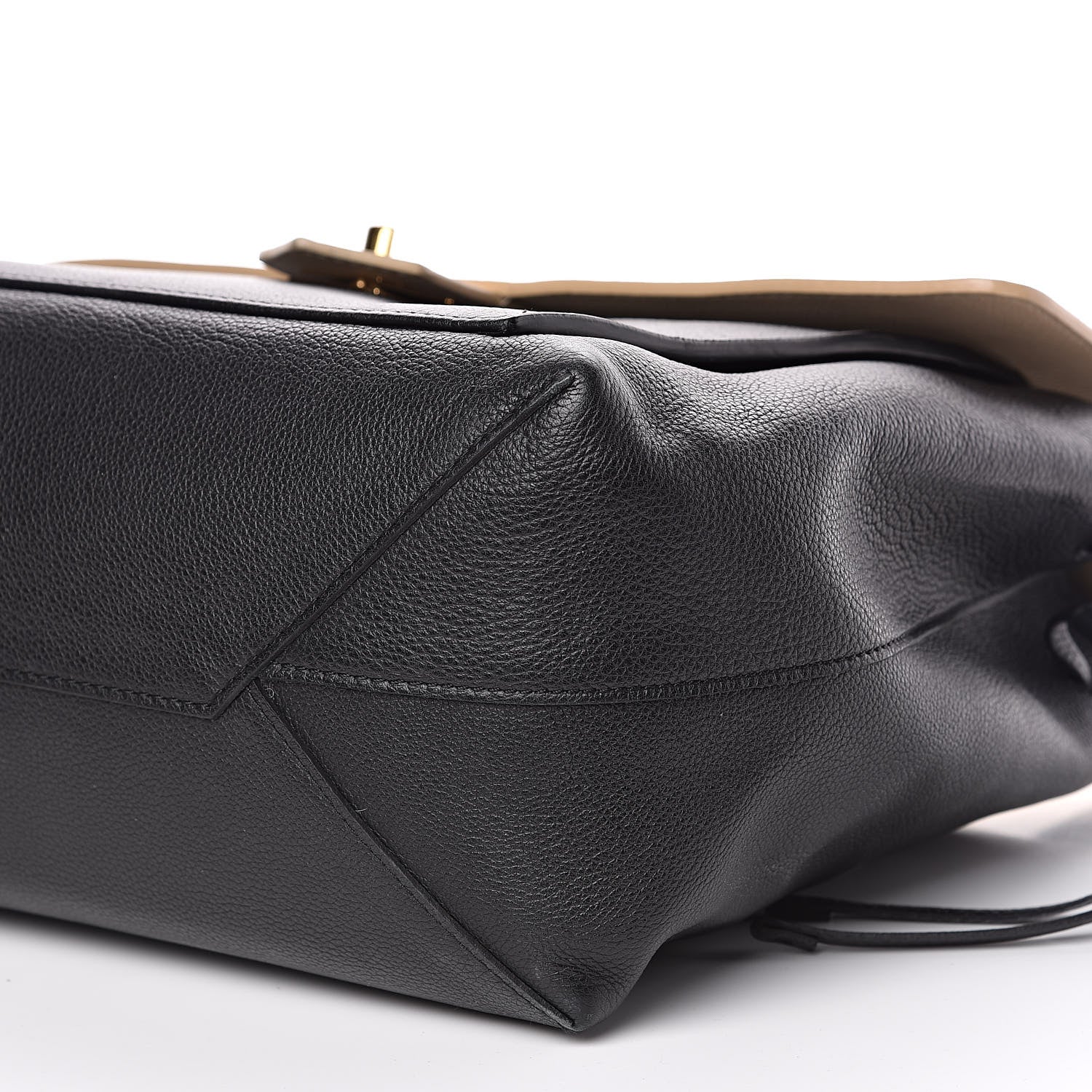 Louis Vuitton Calfskin Lockme MM Vanille Black 8 of 16