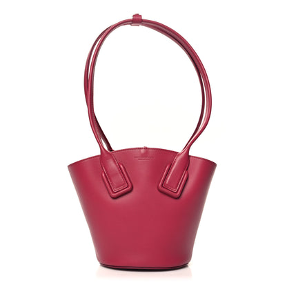 Bottega Veneta Calfskin Small Basket Tote Amaranto 1 of 9