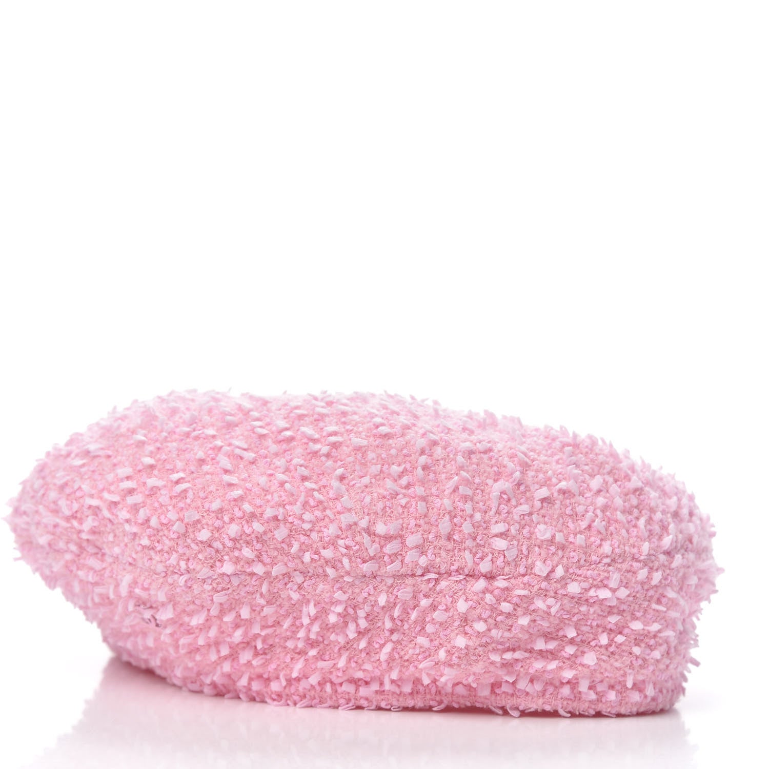 Chanel Nylon Wool Tweed CC Beret M Pink 3 of 4