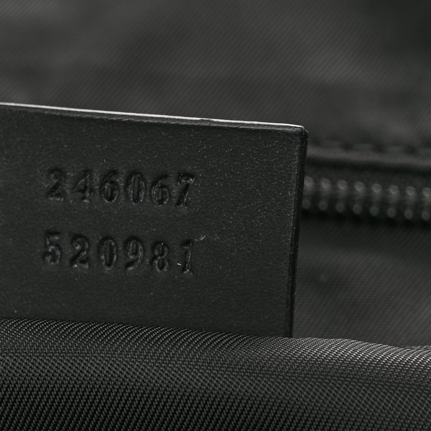 Rubber Guccissima Medium Messenger Bag Black