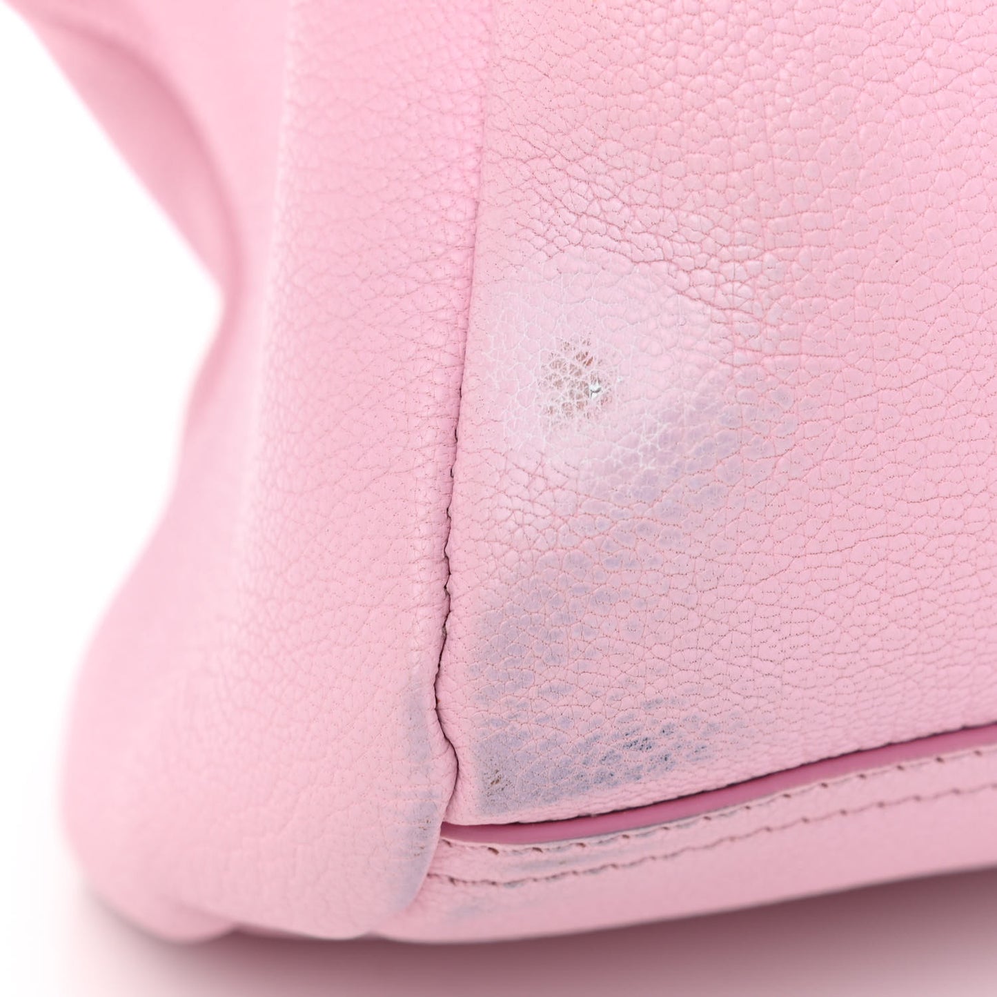 Sugar Goatskin Mini Pandora Bright Pink