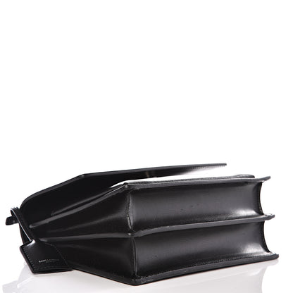 Saint Laurent Calfskin Medium Monogram Sunset Black 3 of 9