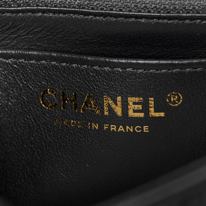 Chanel Iridescent Caviar Quilted Mini Rectangular Flap Charcoal 7 of 11