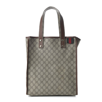 Gucci GG Plus Monogram Small Signature Web Loop Vertical Tote Light Brown 1 of 10