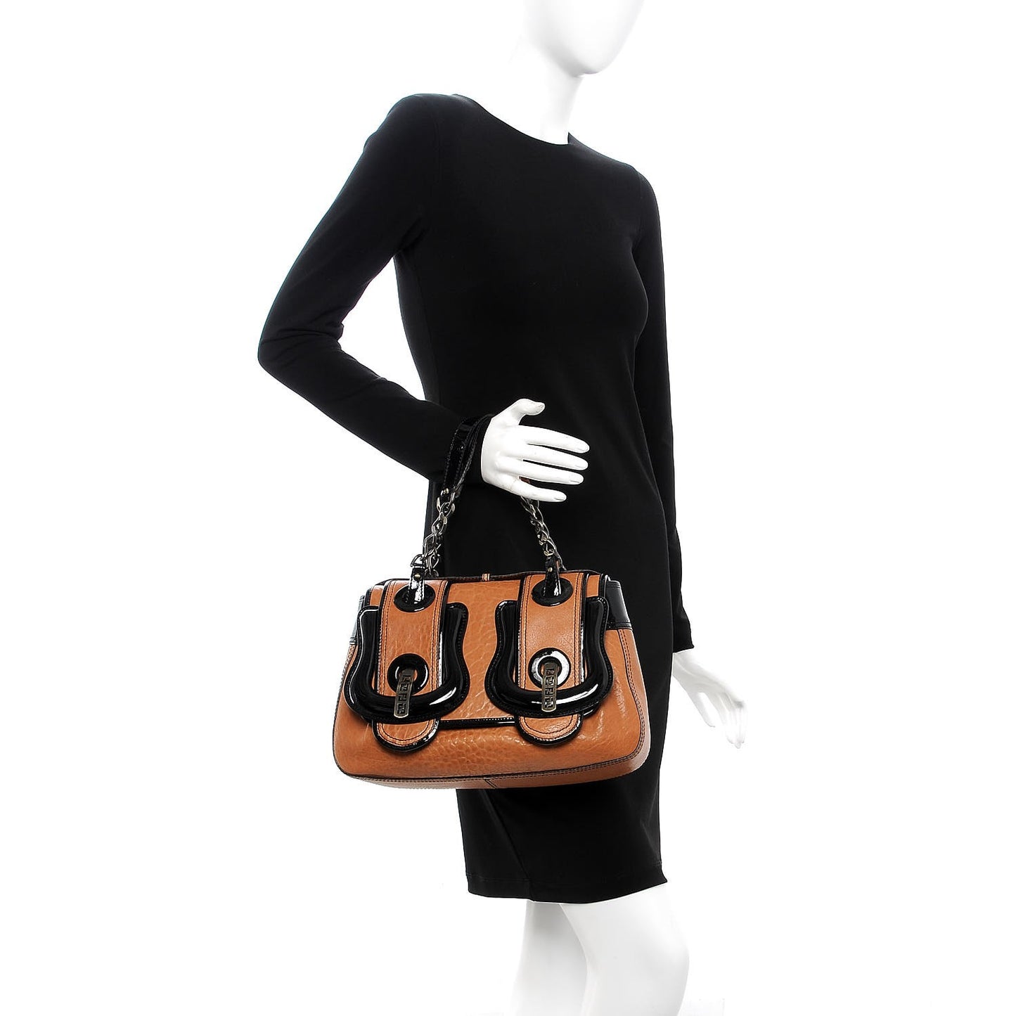 Nappa Patent B Bag Osso Black