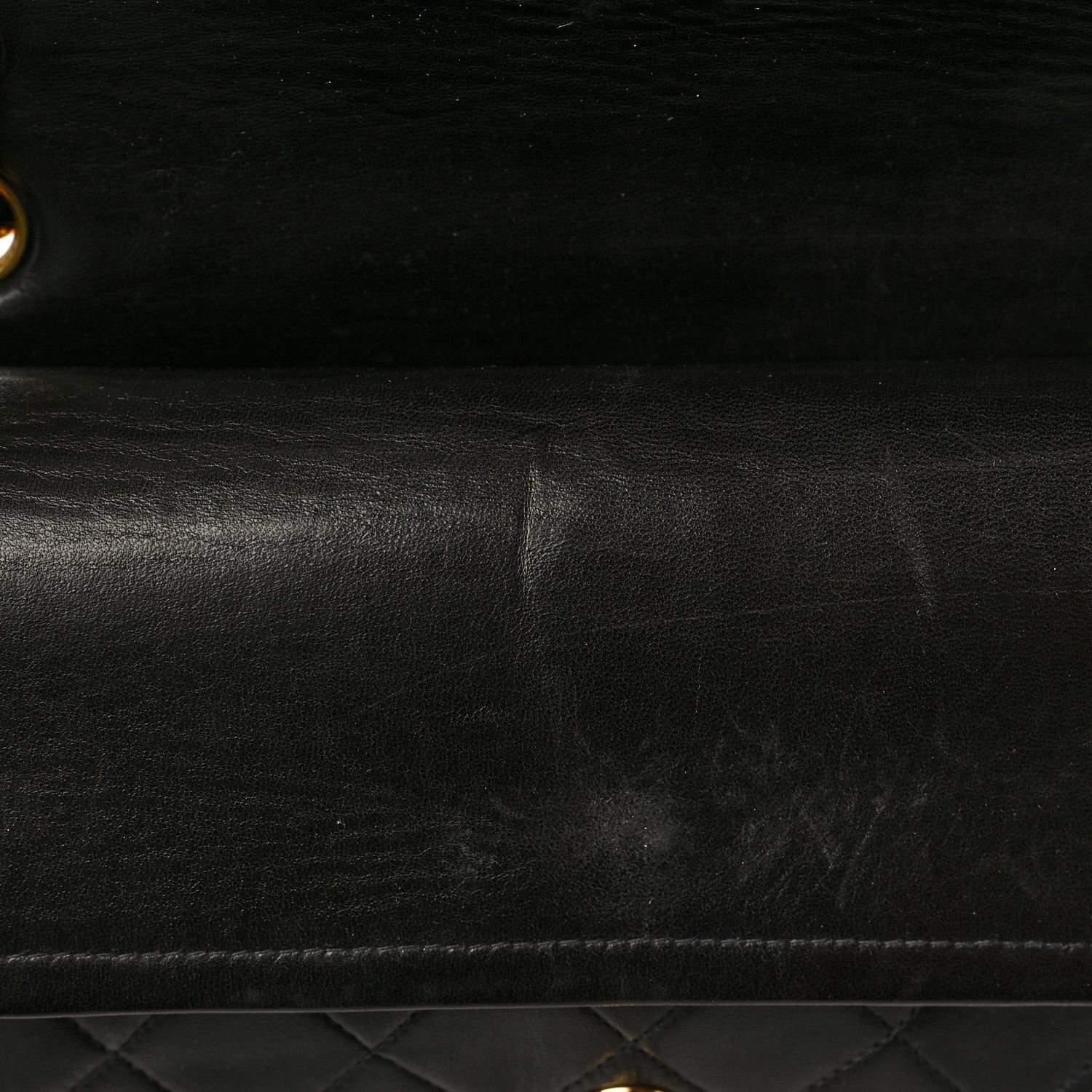 Chanel Lambskin Quilted Medium Double Flap Black 11 of 11