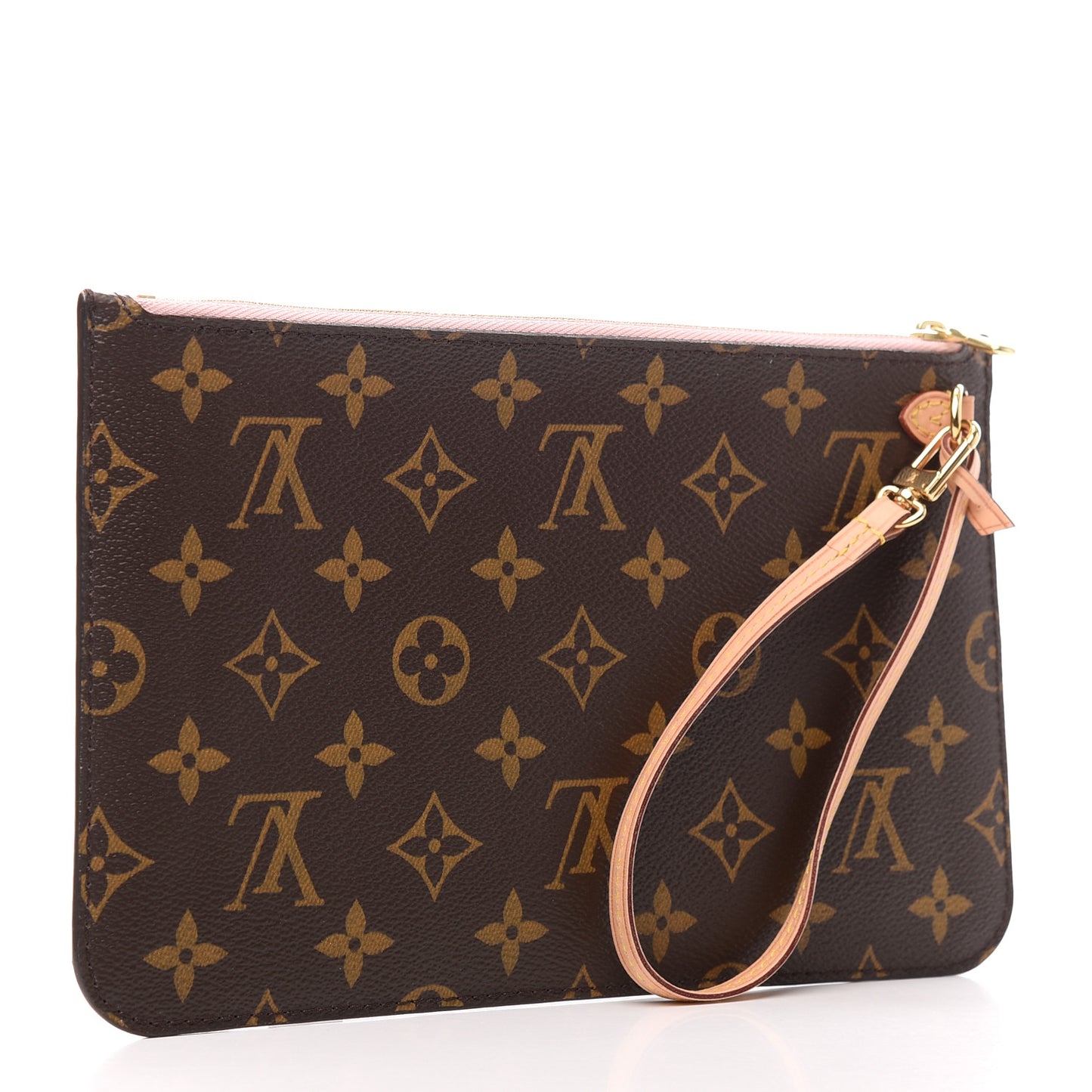 Damier Ebene Neverfull MM GM Pochette Rose Ballerine