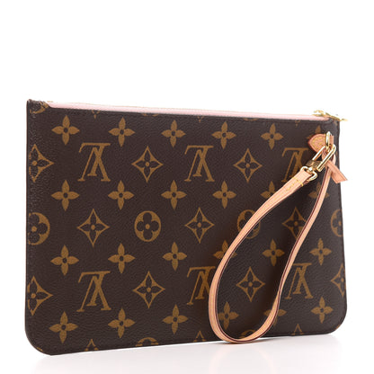 Louis Vuitton Damier Ebene Neverfull MM GM Pochette Rose Ballerine 3 of 7