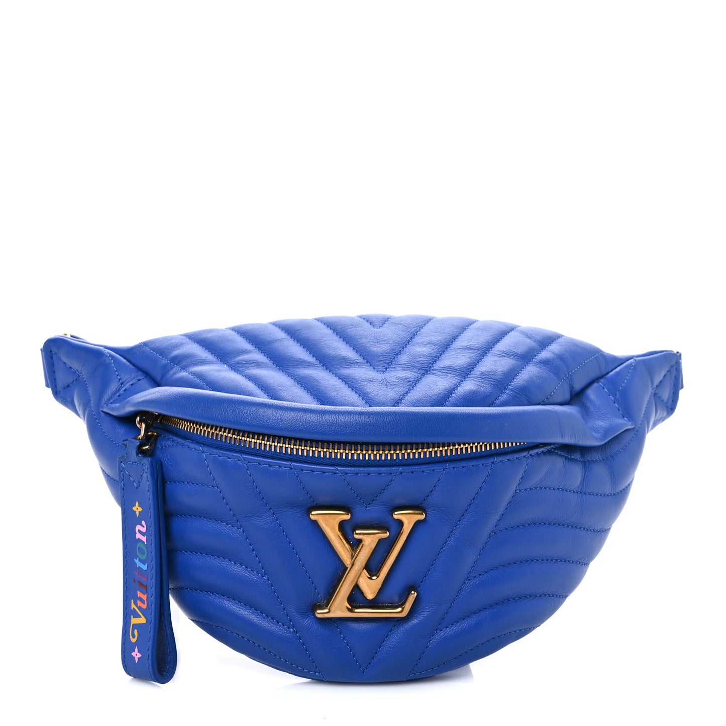 Calfskin New Wave Bumbag Blue Neon