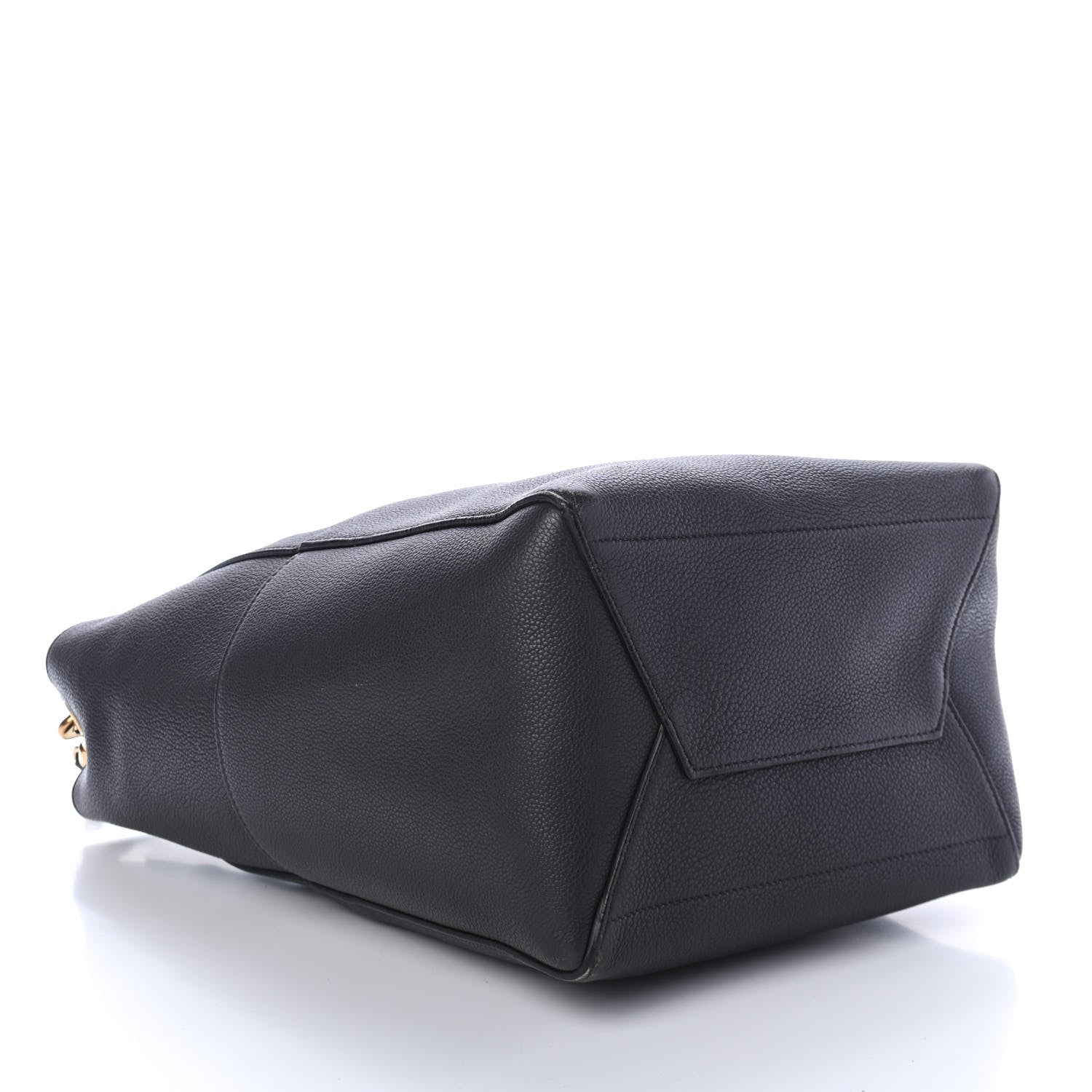Celine Soft Grained Calfskin Sangle Bucket Bag Grey 3 of 4