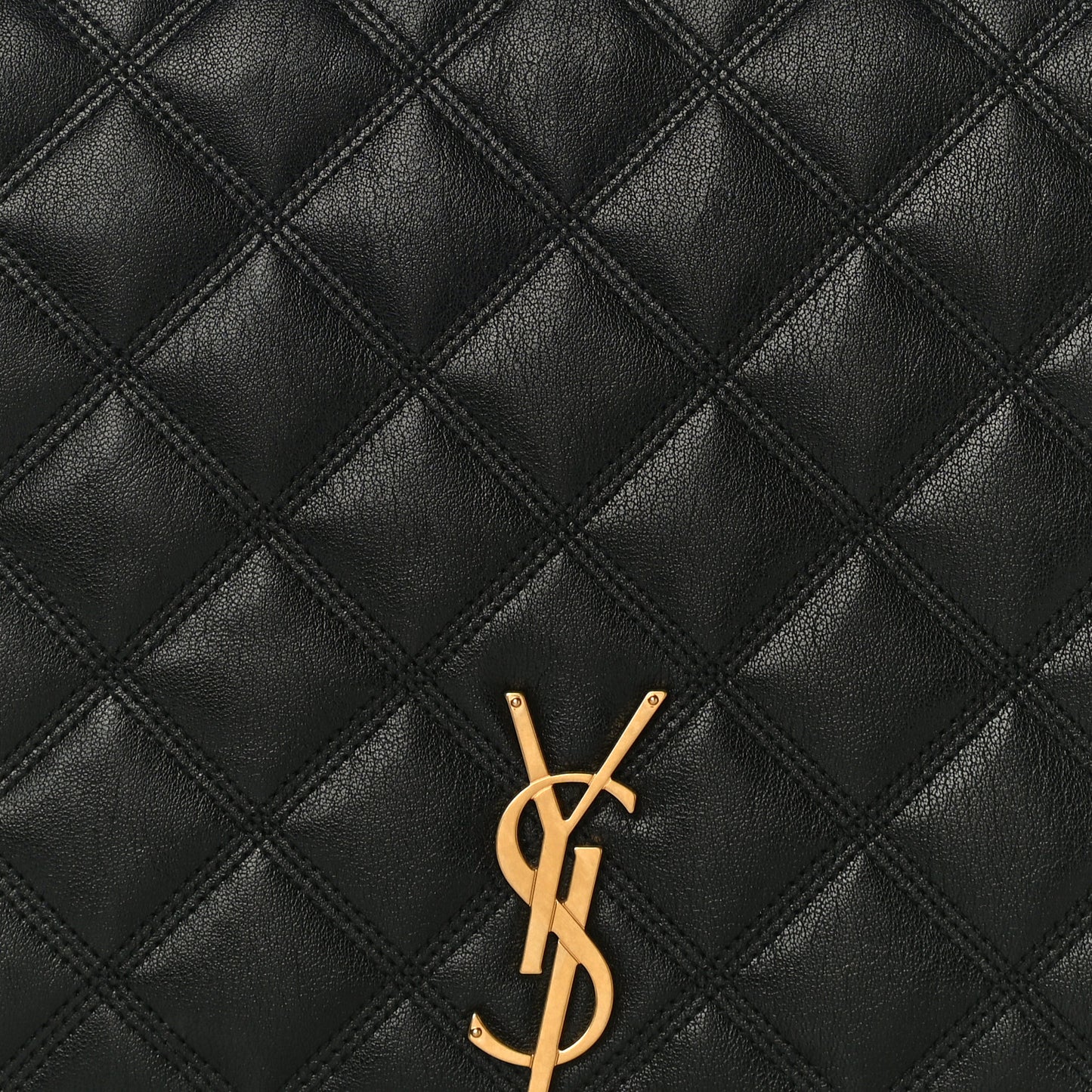 Lambskin Quilted Small Becky Chain Bag Black
