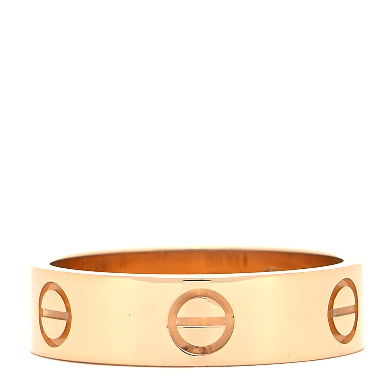 Cartier 18K Yellow Gold 5.5mm LOVE Ring 56 7.5 3 of 5