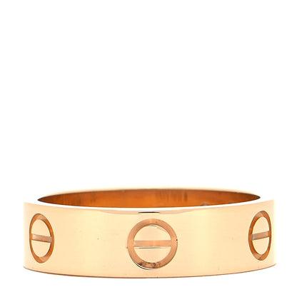 Cartier 18K Yellow Gold 5.5mm LOVE Ring 56 7.5 3 of 5