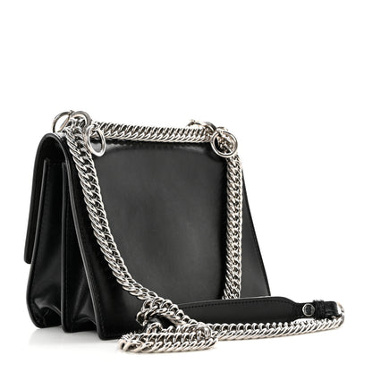 Fendi Vitello Liberty Lucido Metal Monster Eyes Studded Small Kan I Shoulder Bag Black 3 of 9