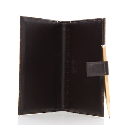 Louis Vuitton Monogram Mini Agenda Cover w Pencil 4 of 9