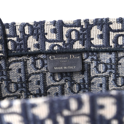 Christian Dior Oblique Medium Book Tote Blue Multicolor 8 of 11