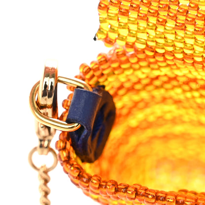 Fendi Glass Vitello King Beaded Mini Pico Baguette Charm Multicolor 10 of 10