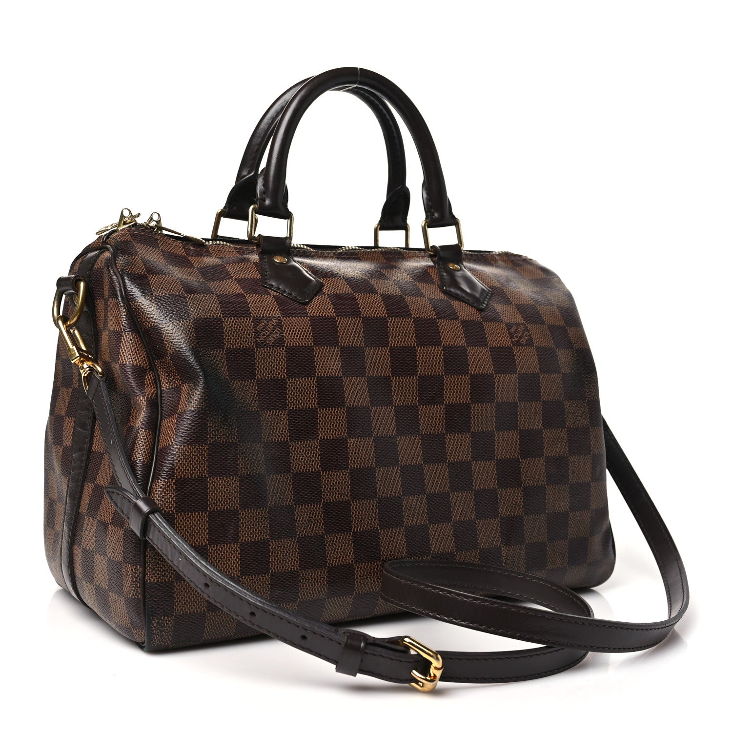 Louis Vuitton Damier Ebene Speedy Bandouliere 30 3 of 13