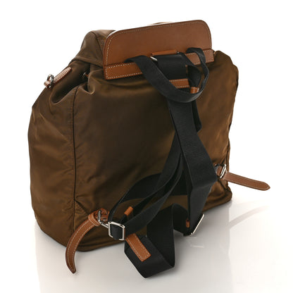 Prada Nylon Vela Saffiano Backpack Mimetico Caramel 3 of 8