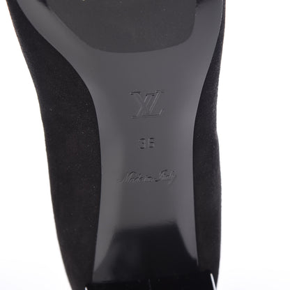 Louis Vuitton Suede Uniformes Pump 36 Black 6 of 7