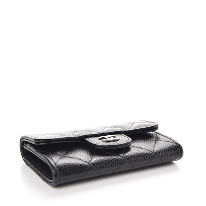 Chanel Caviar Quilted Flap Card Holder Black 4 of 7