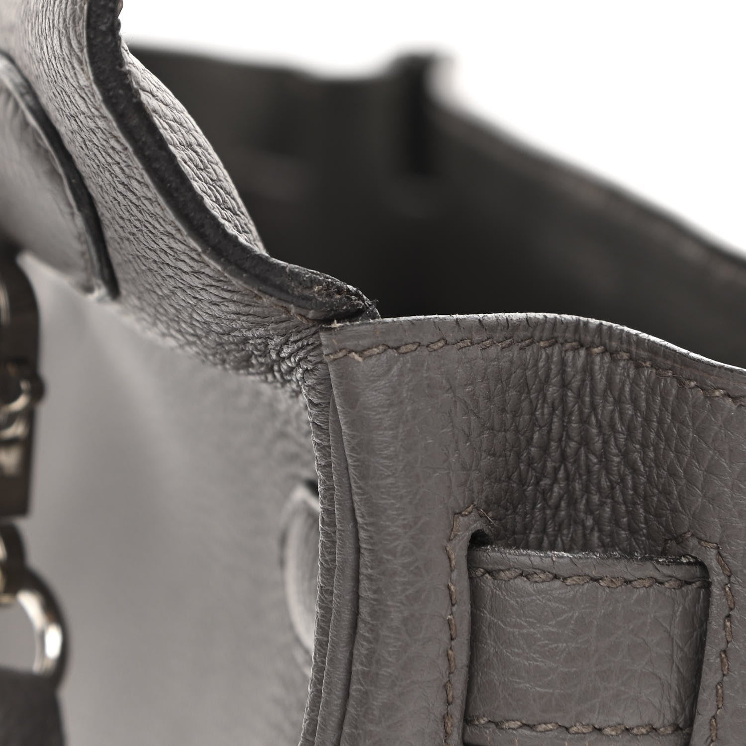 Hermes Togo Kelly Retourne 32 Etain 15 of 15