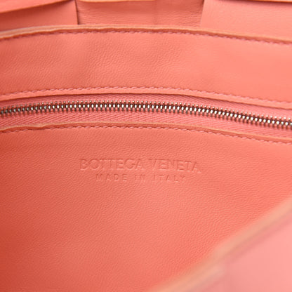 Bottega Veneta Nappa Maxi Intreccio Cassette Bag Peach 6 of 9