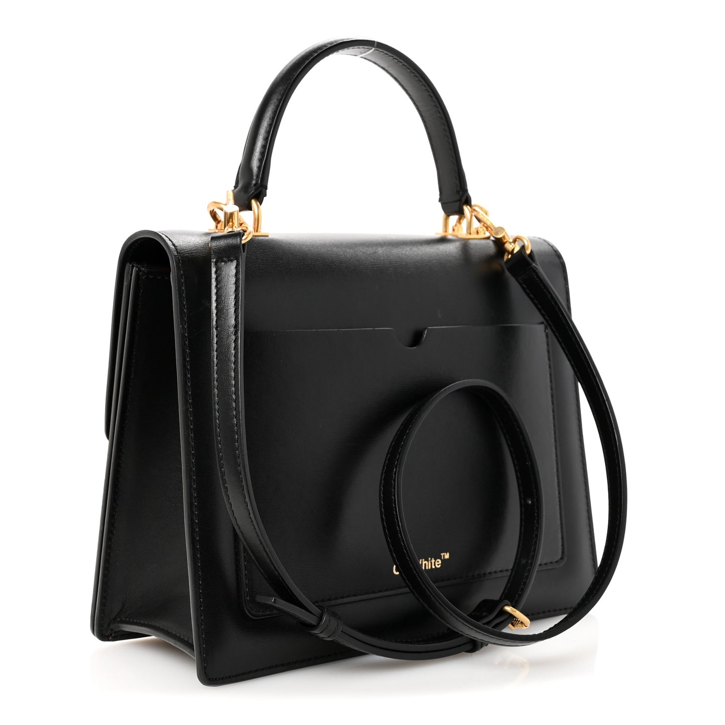 Calfskin Jitney 2.8 Virgil Abloh Shoulder Bag Black