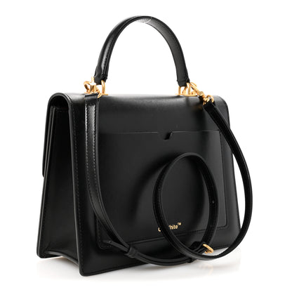 Off-White Calfskin Jitney 2.8 Virgil Abloh Shoulder Bag Black 3 of 9