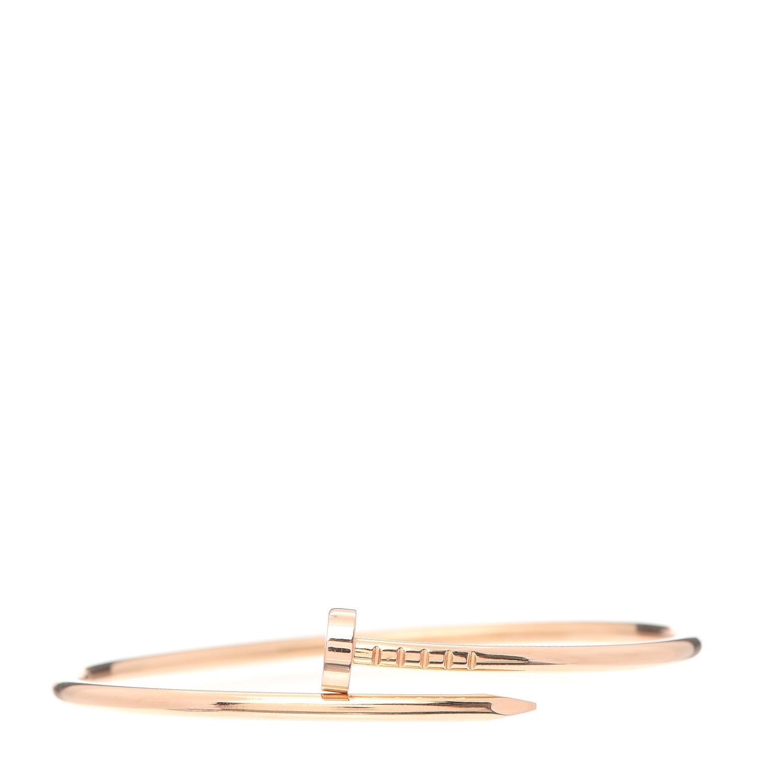 Cartier 18K Pink Gold Small Juste Un Clou Bracelet 16 1 of 6