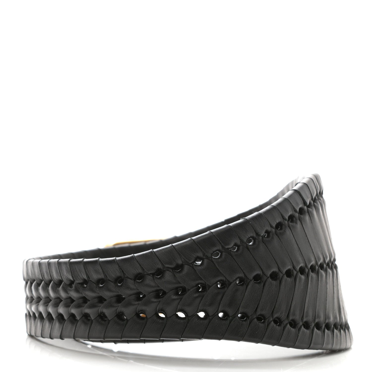 Christian Dior Calfskin Braided 30 Montaigne Belt 85 Black 2 of 5
