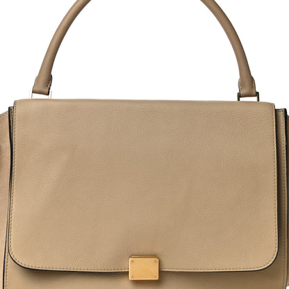 Celine Drummed Calfskin Suede Large Trapeze Sahara 12 of 26