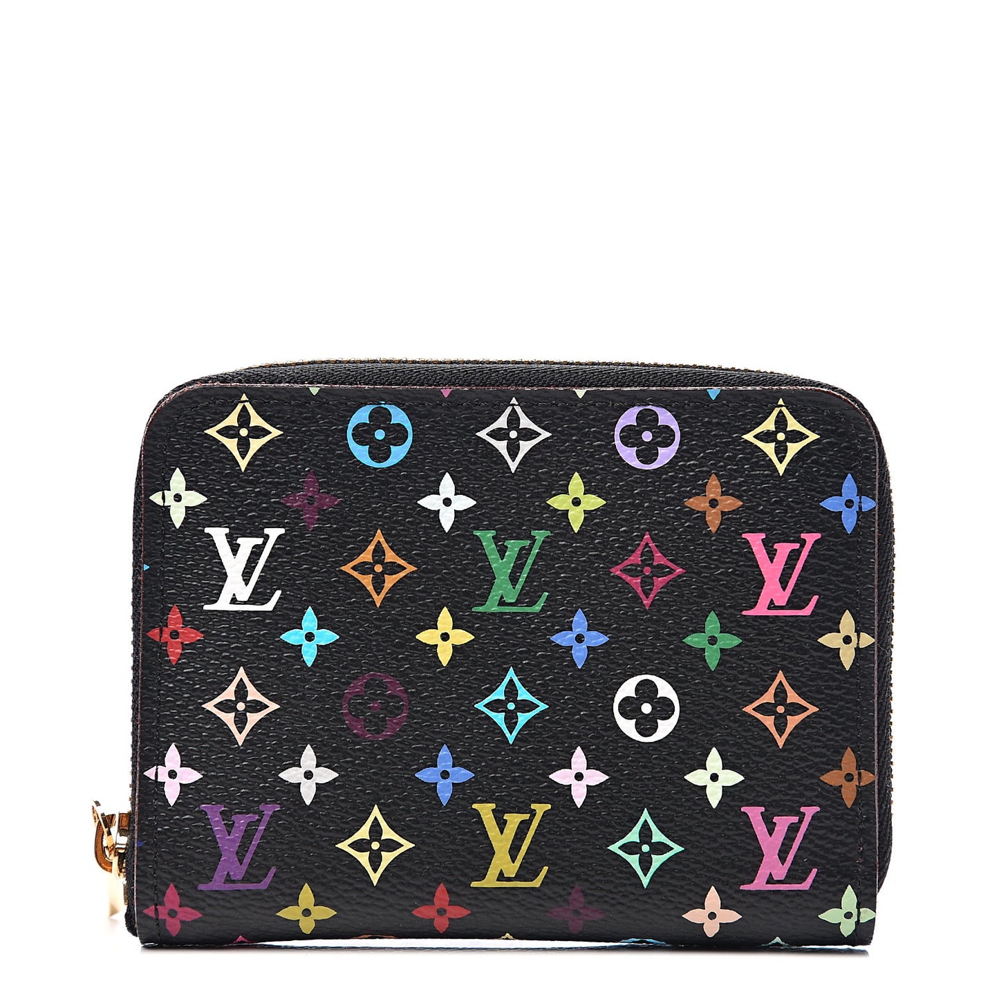 Monogram Multicolor Zippy Coin Purse Black Grenade
