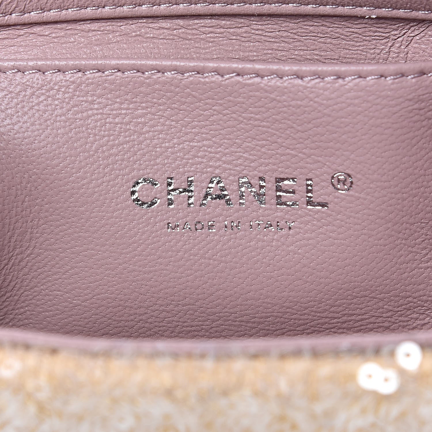 Chanel Sequin Mini Waterfall Flap Pink Blue Yellow 6 of 10