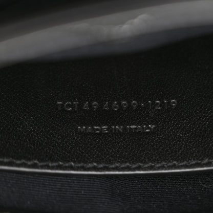 Saint Laurent Calfskin Y Quilted Monogram Small Loulou Chain Satchel Black 7 of 14
