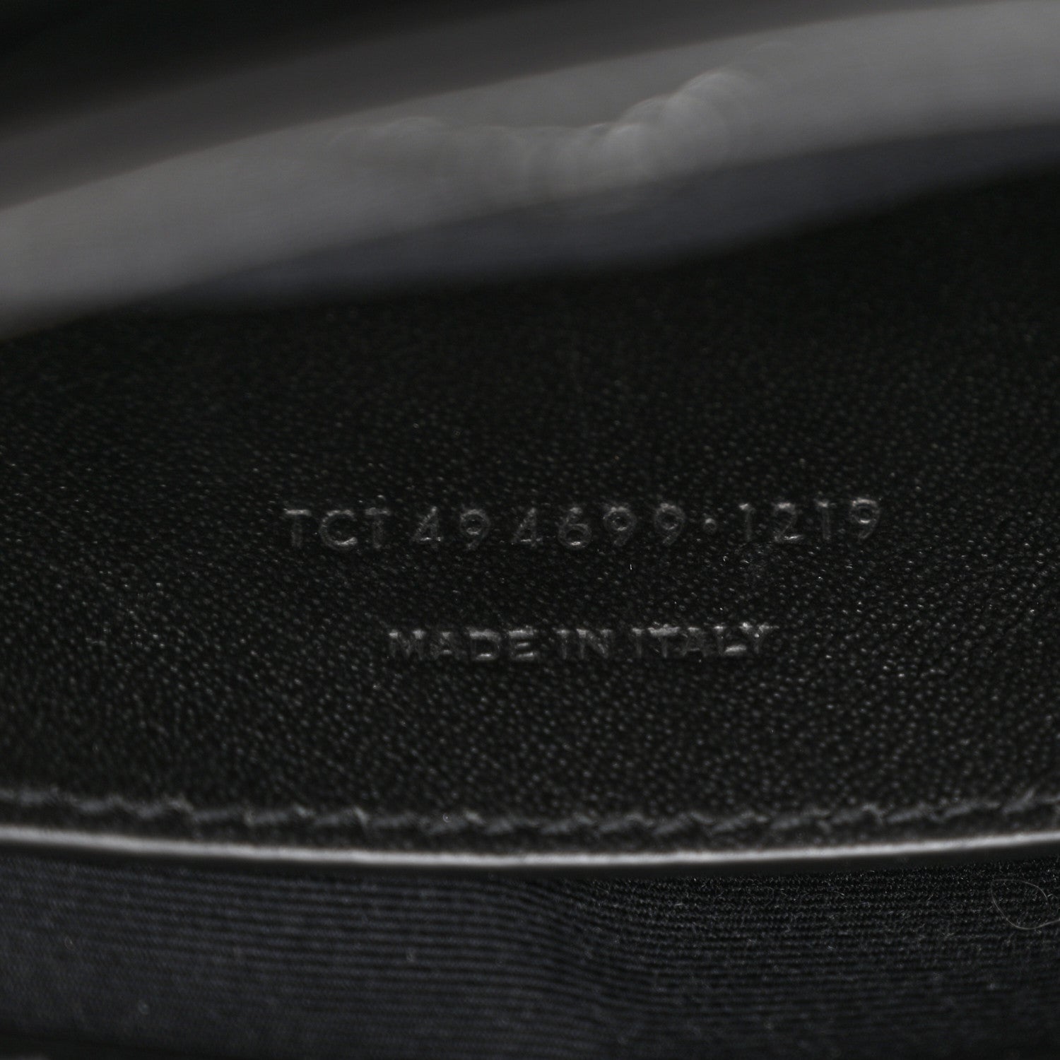 Saint Laurent Calfskin Y Quilted Monogram Small Loulou Chain Satchel Black 7 of 14