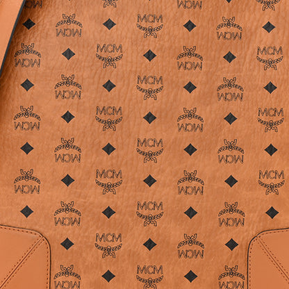 MCM Visetos Large Klara Hobo Cognac 6 of 8