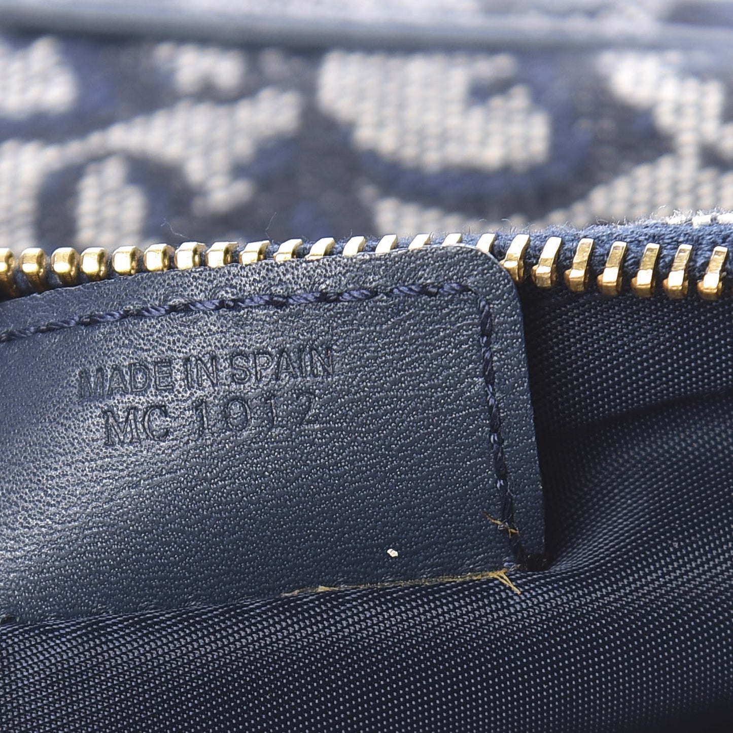 Monogram Mini Saddle Pochette Navy