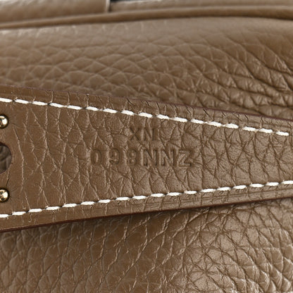 Hermes Taurillon Clemence Lindy 26 Etoupe 7 of 11