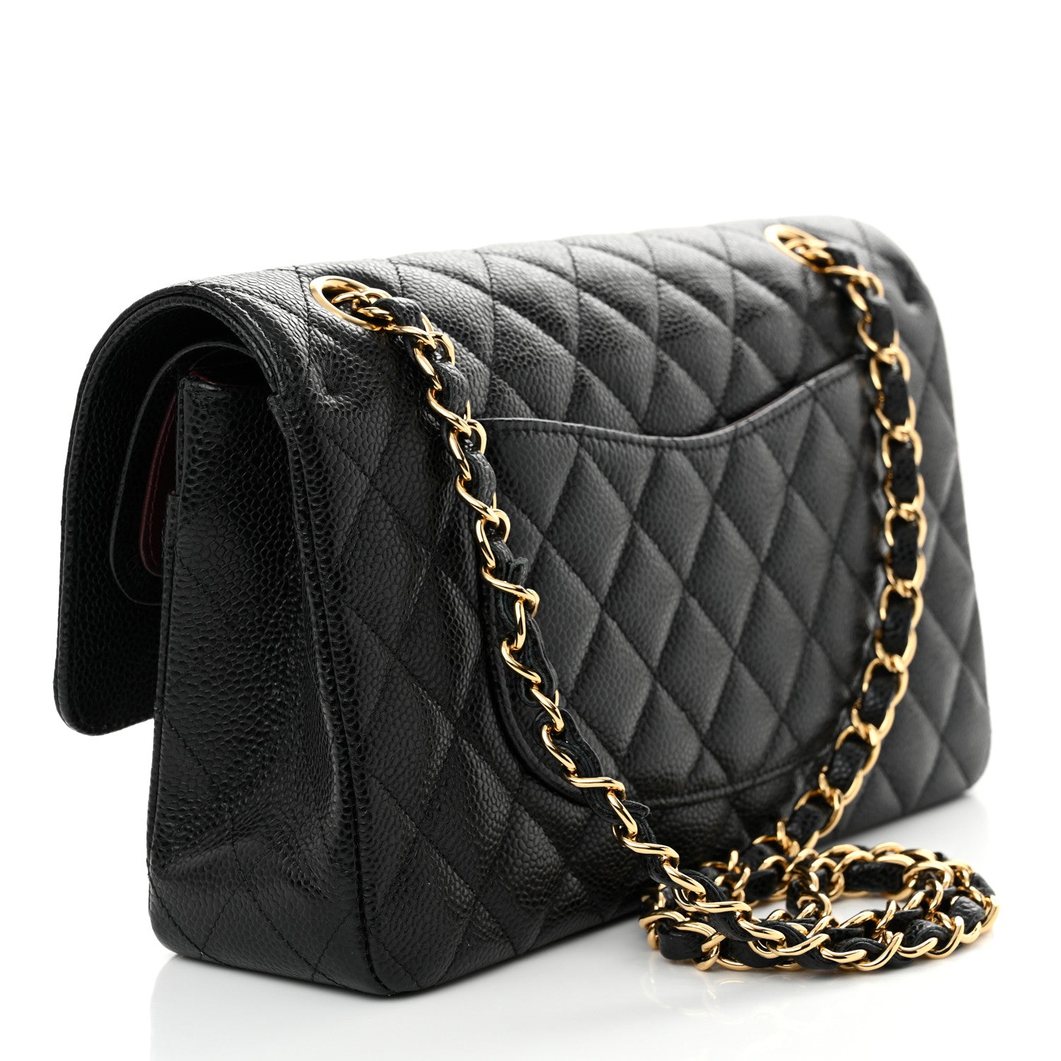 Chanel Caviar Quilted Medium Double Flap Black 3 of 11