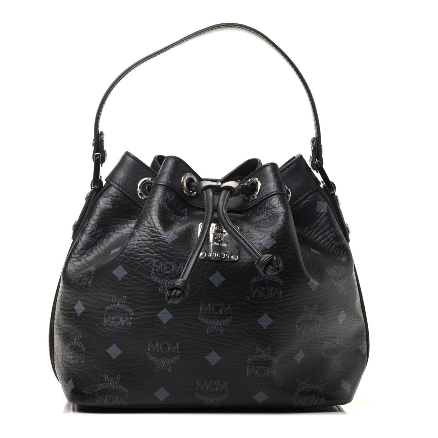 Visetos Essential Drawstring Bucket Bag Black