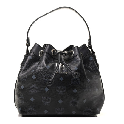 MCM Visetos Essential Drawstring Bucket Bag Black 1 of 15