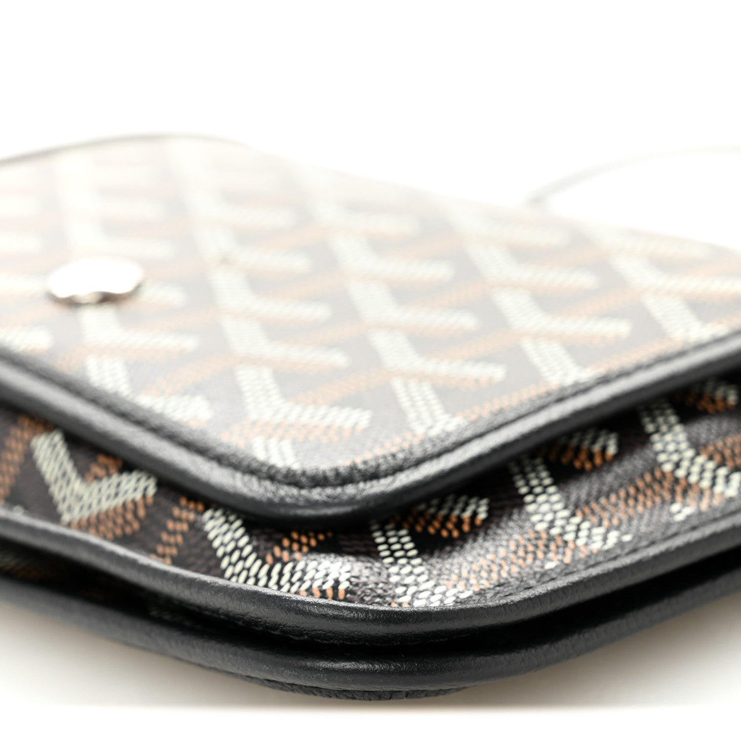 Goyard Goyardine Plumet Wallet Clutch Black 9 of 9