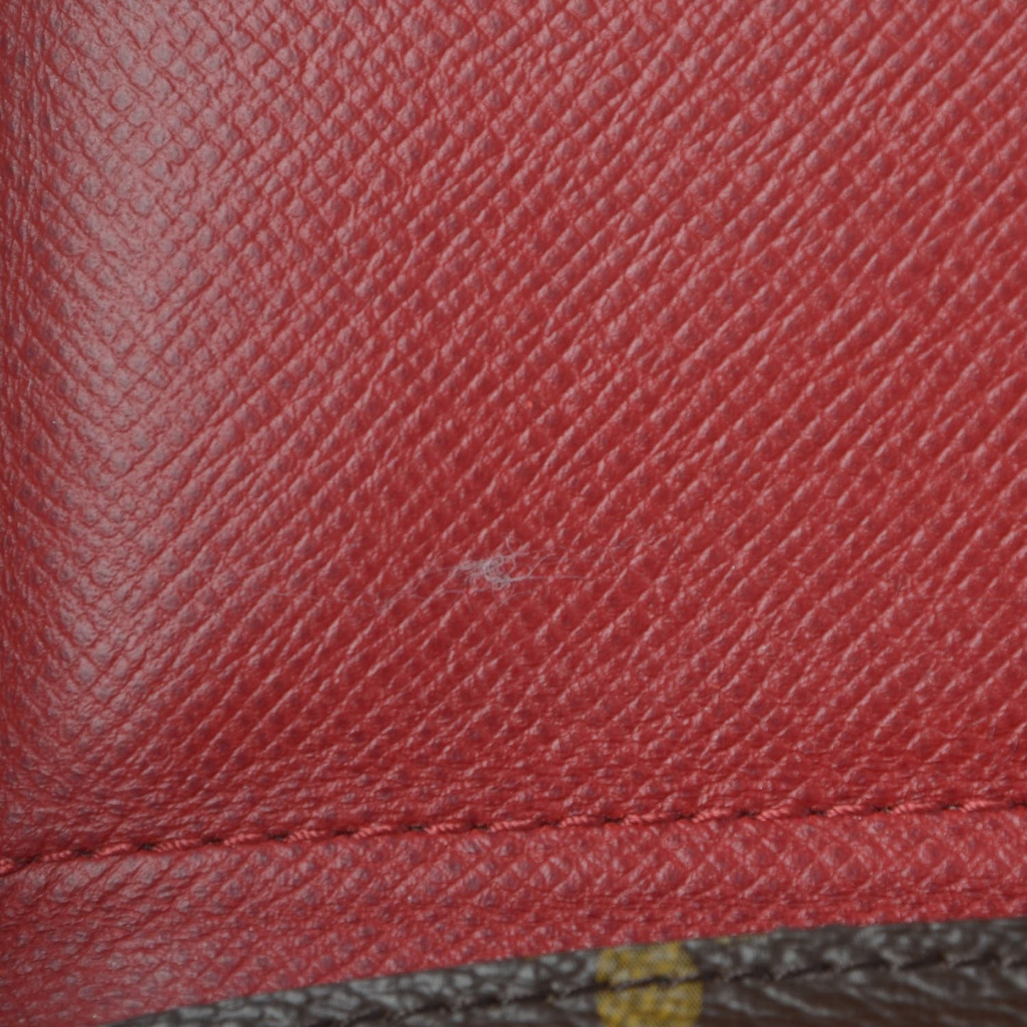 Monogram Josephine Wallet Red