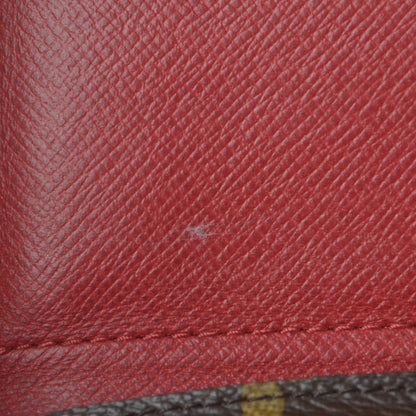 Louis Vuitton Monogram Josephine Wallet Red 8 of 11