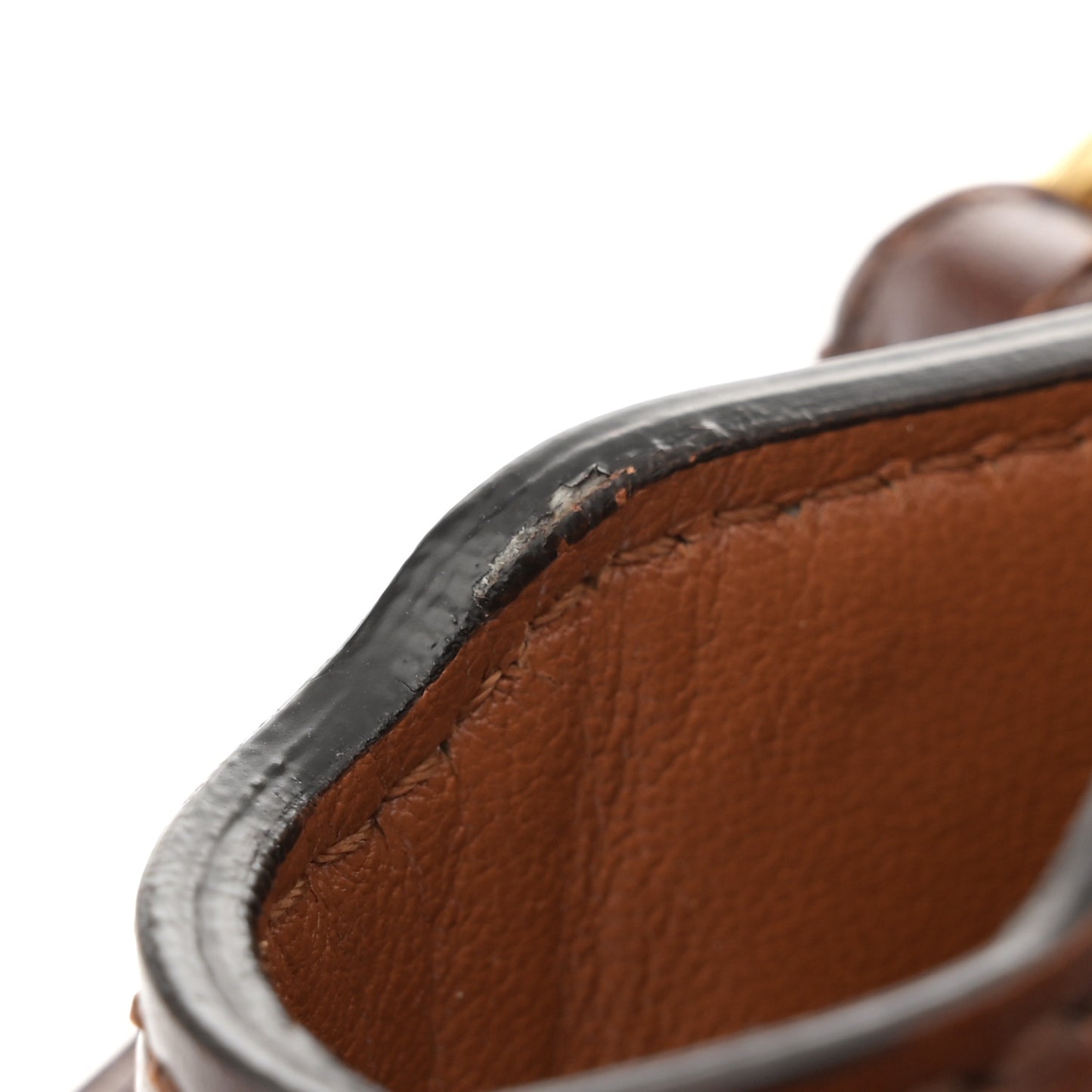 Vitello King Tamponato Medium Peekaboo I SEE U East West Satchel Cuoio